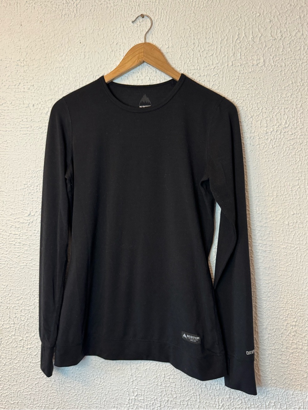 Burton Black Long-Sleeve Crew Performance Shirt